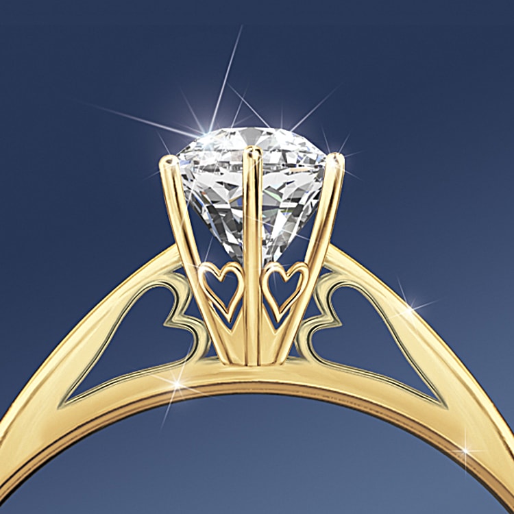 Gold wedding ring set hotsell