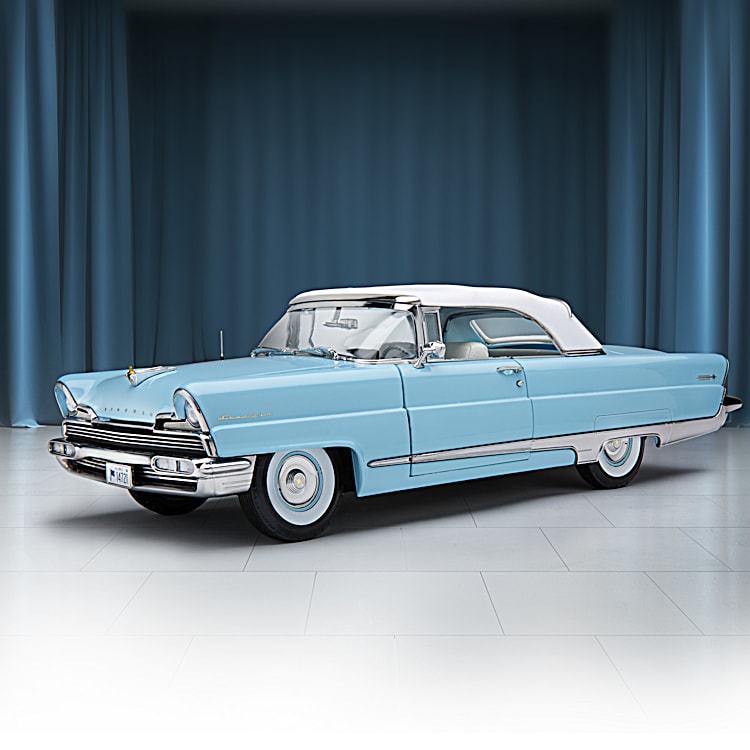 1:18-Scale 1956 Lincoln Premiere Closed Convertible Diecast Car