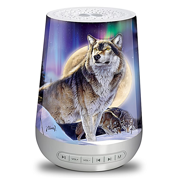 洋楽 Science of Sleep / Affliction Illuminated Sound Machine Adorned With Wolf Art And Features