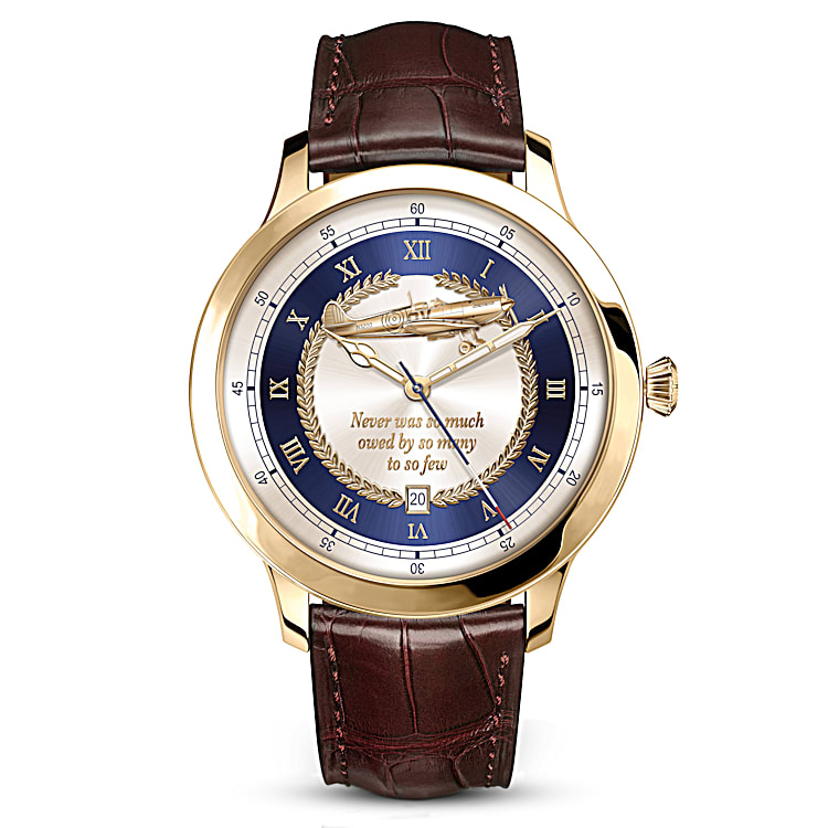 Imperial watches 18k gold plated on sale