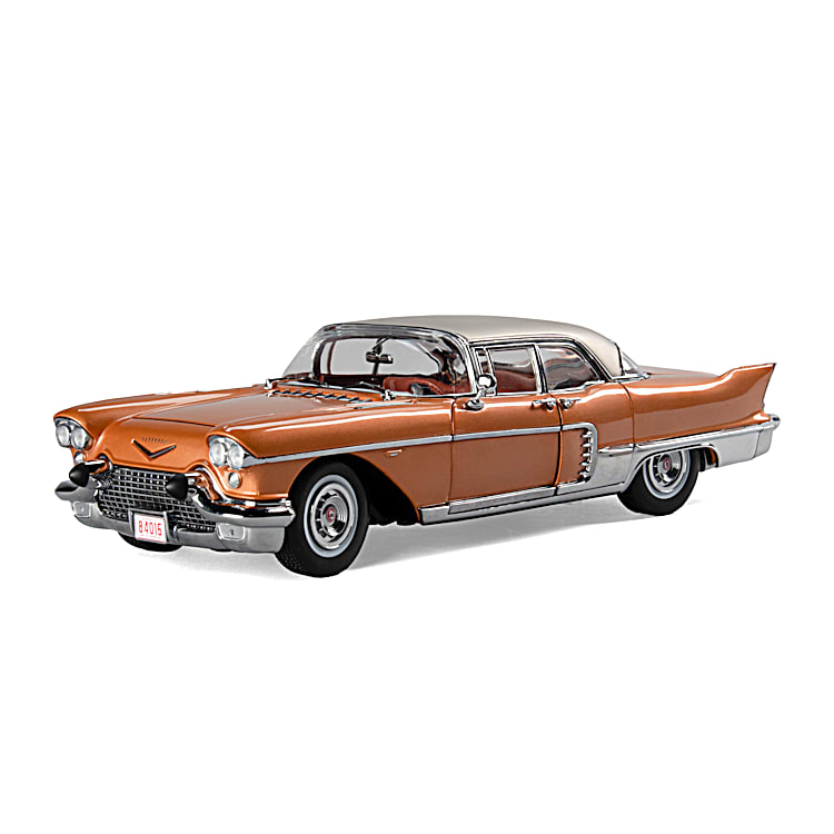1957 Cadillac Eldorado Brougham 1 18 Scale Diecast Car Featuring An Exclusive Copper Paint Finish