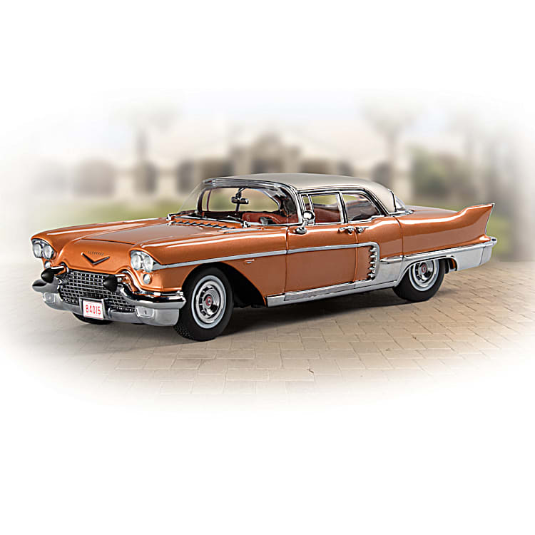 1957 Cadillac Eldorado Brougham 1:18-Scale Diecast Car Featuring