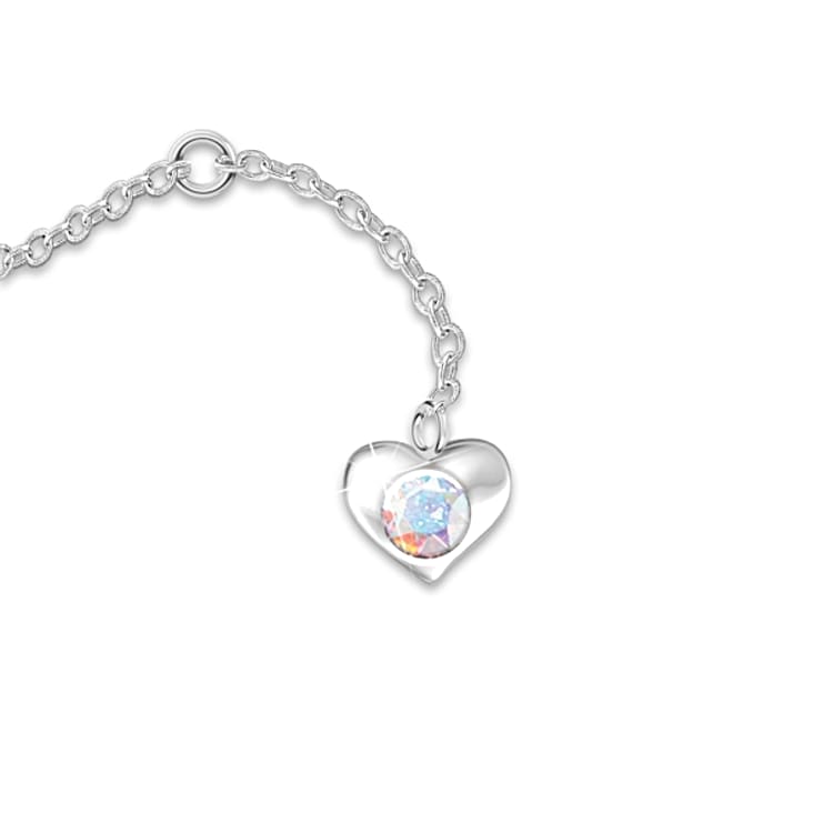 Swarovski heart pendant top