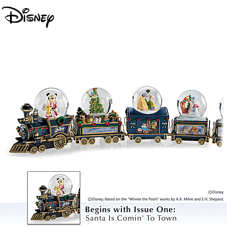 Winnie the pooh christmas train set outlet