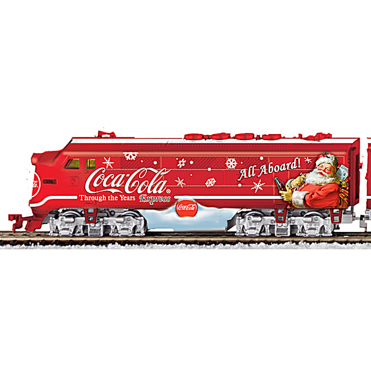 COCA COLA Christmas Express Train Collection Through The Years