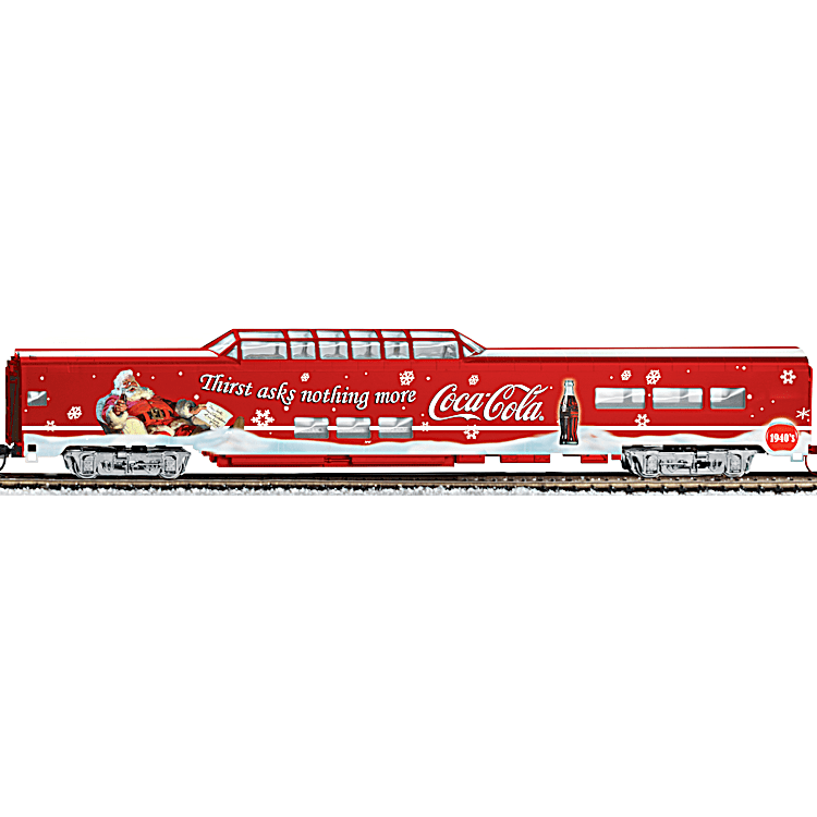 Coca cola christmas train sale
