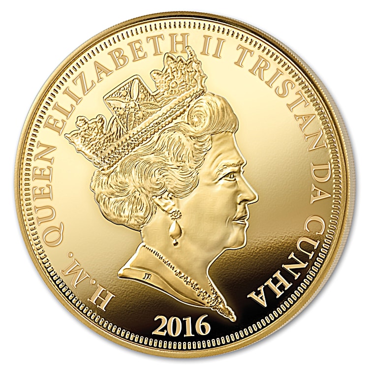 The Queen Elizabeth II Celebration 24K Gold-Plated Coin Collection