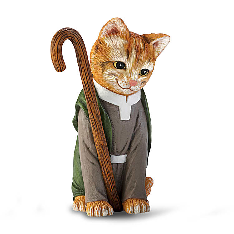 Bradford exchange cat clearance nativity