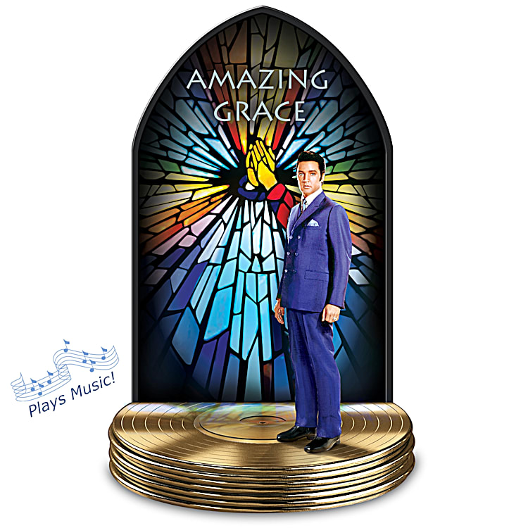Elvis Presley: The Gospel Truth Illuminated Gospel Music Sculpture