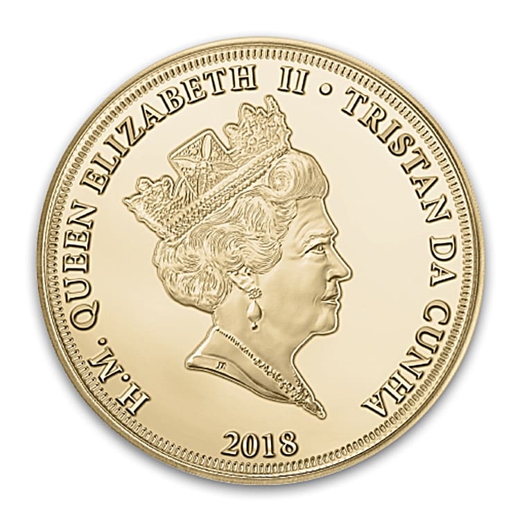 Queen Elizabeth II 65th Anniversary Coronation 24K Gold-Plated