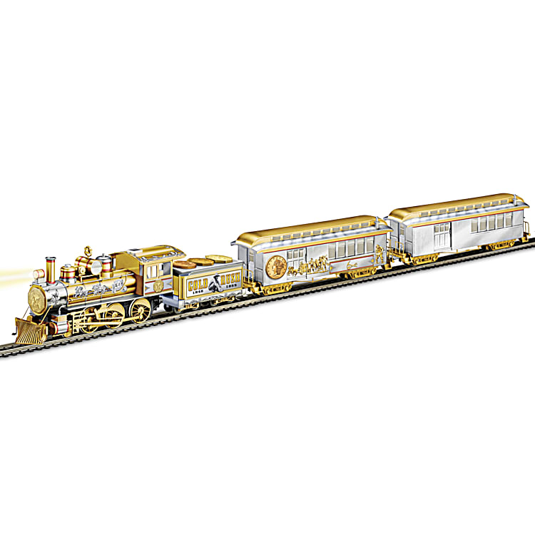 Golden rails train set on sale