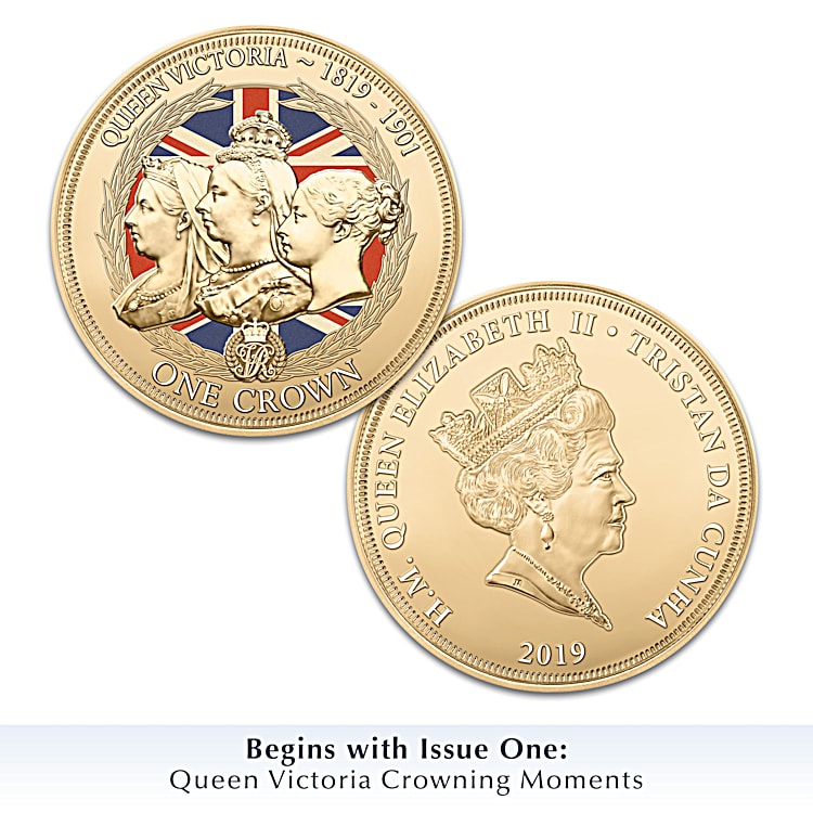 The Queen Victoria Crowning Moments 24K-Gold Plated Legal Tender