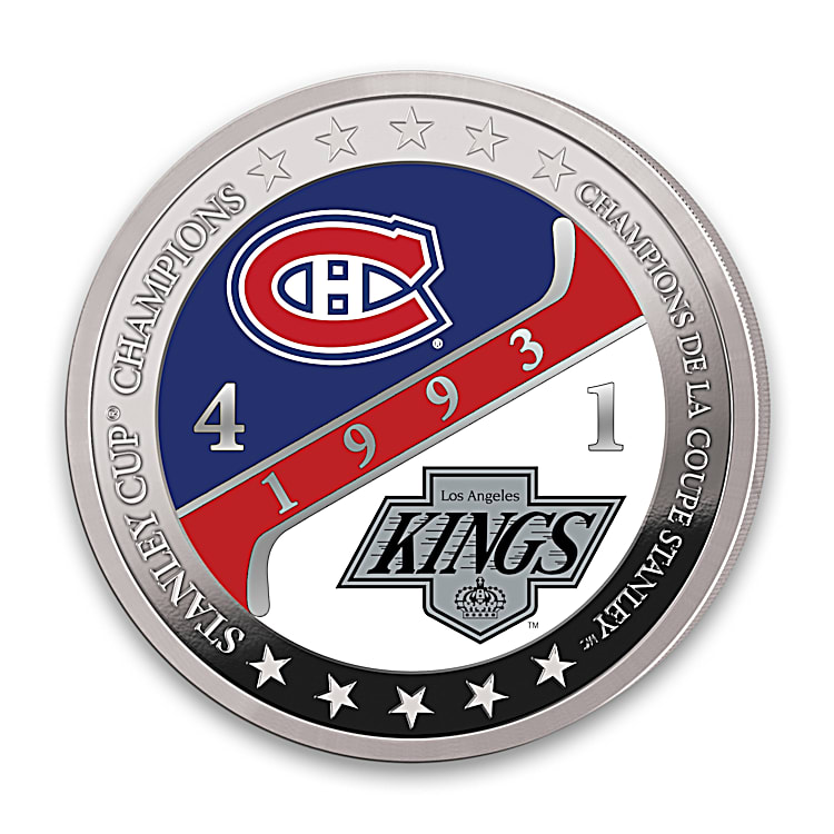 Montreal Canadiens® NHL® Championship 99.9% Silver-Plated Proof