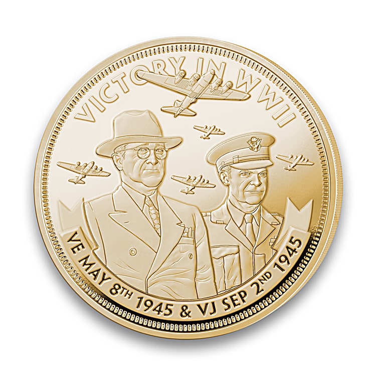 The World War II Victory 75th Anniversary 24K Gold-Plated Proof