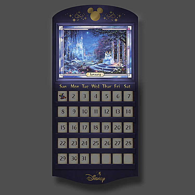 Thomas Kinkade Magical Seasons Of Disney Illuminated Stained Glass