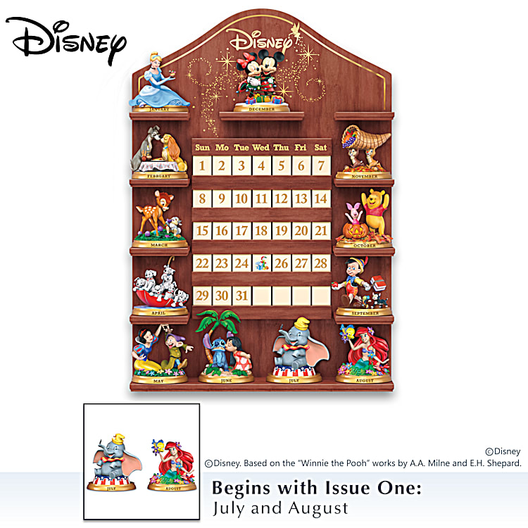 ダンバリーミント　ディズニー永久カレンダー Disney Magical Moments Perpetual Calendar Collection With Custom