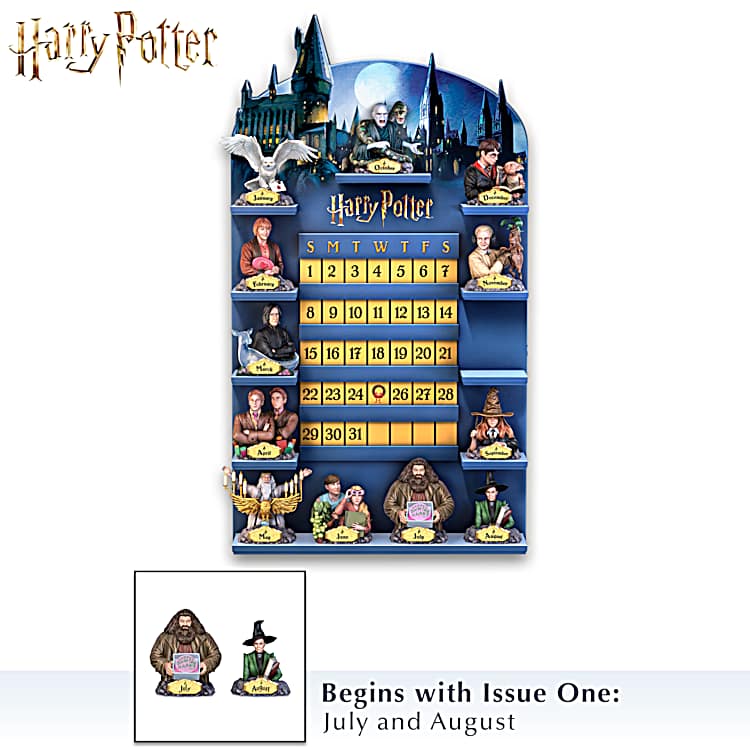 HARRY POTTER Perpetual Calendar Collection And HOGWARTS Castle Display