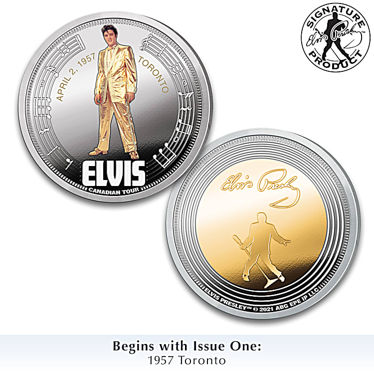 Elvis Presley Canadian Tour Of 1957 Proof Collection Richly