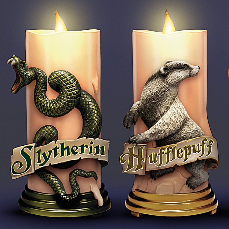 Hogwarts candle holder and electronic candle - Boutique Harry Potter