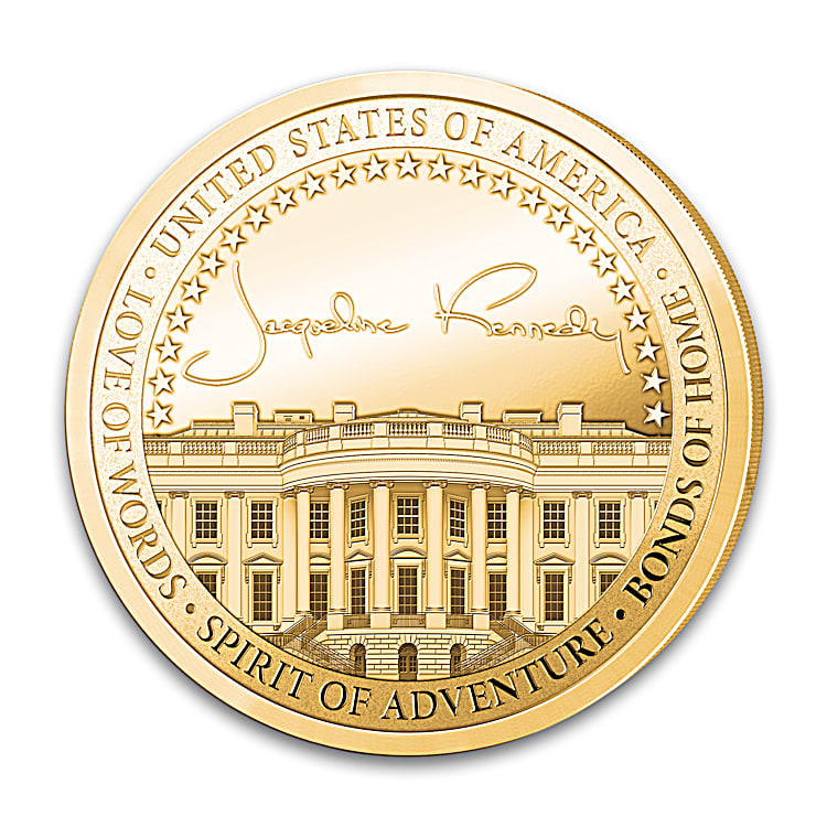The Jacqueline Kennedy 24K Gold-Plated Proof Coin Collection