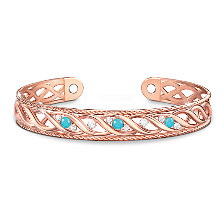 Nature's Beauty Copper Bracelet Collection Featuring Unique - Main Image