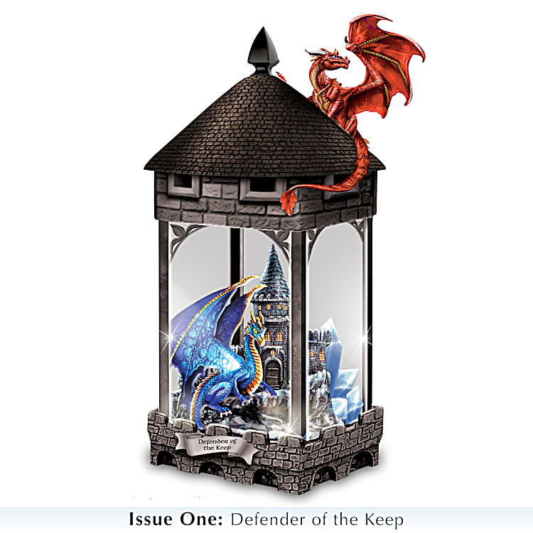 未開封 Dragon of Illumination ディスプレイセット Illuminated Dragon Lanterns Adorned With Sculpted Dragons Hand