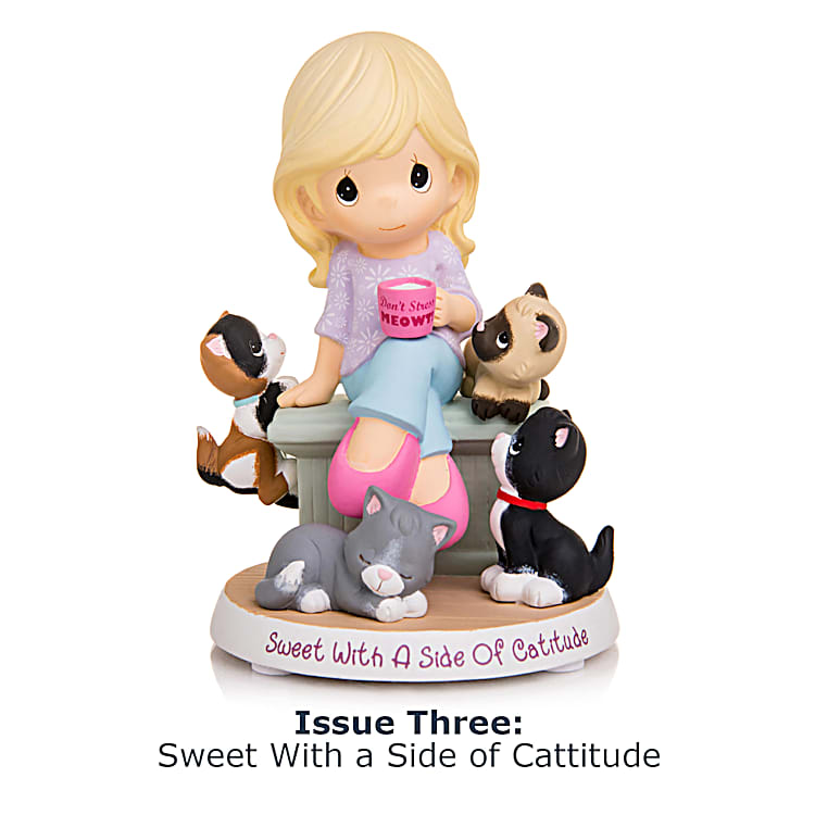Precious Moments You Had Me At Meow Hand-Painted Cat-Themed Collection