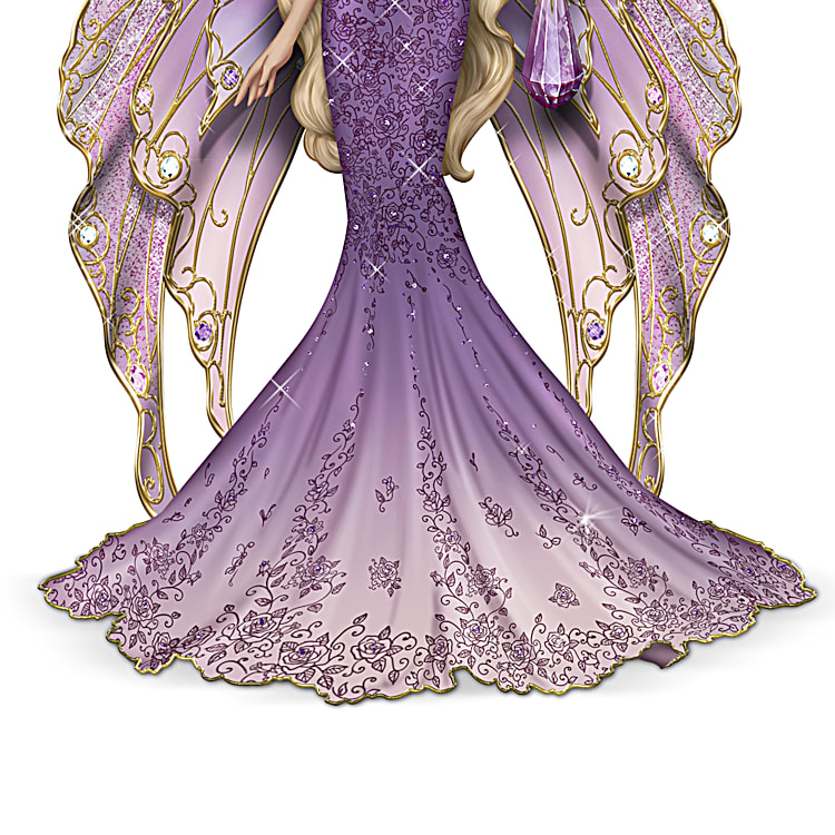 Mystic Crystal Spirits Hand-Painted Fairy Figurine Collection