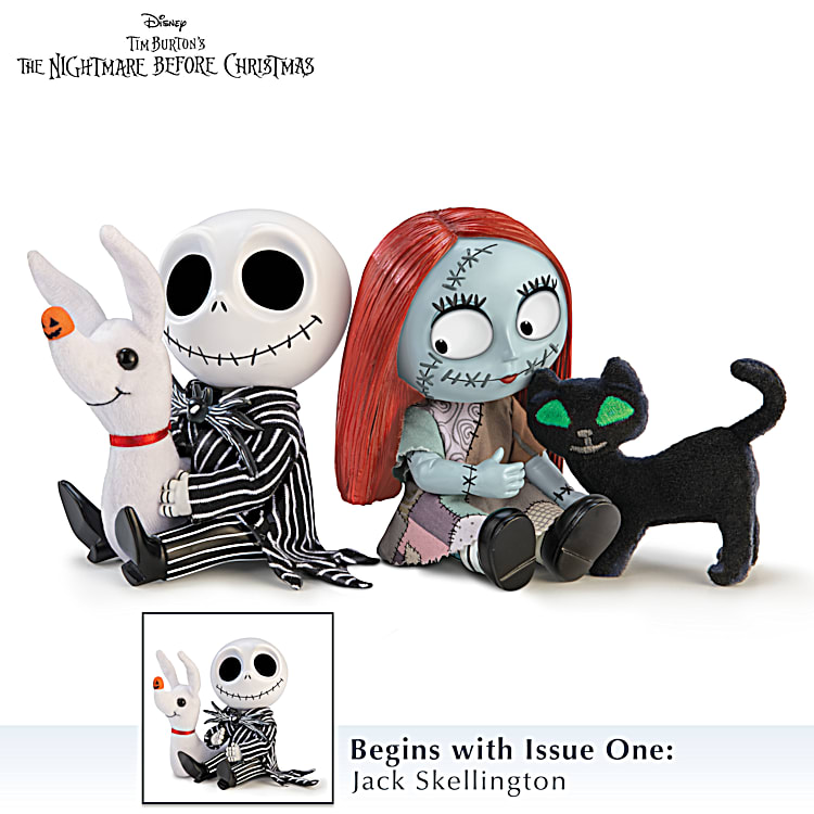 Disney Tim Burtons The Nightmare Before Christmas Terrifying Tots Hand Painted Doll Collection Featuring Characters Reimagined As Tiny Toddlers