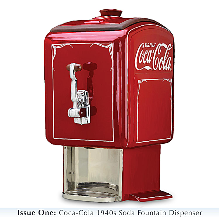 COCA-COLA Soda Fountain Sculptures Featuring Designs From