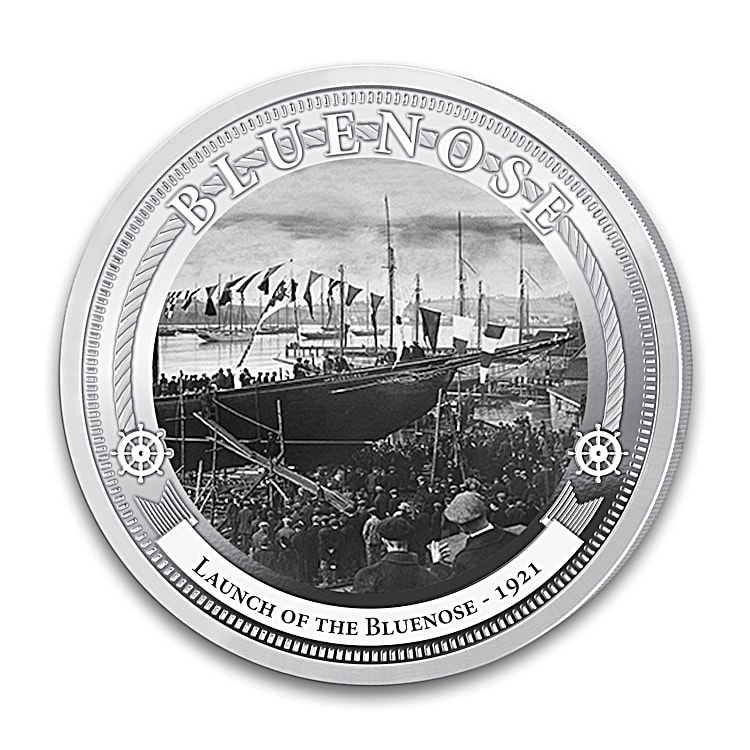 Bluenose Centennial 99.9% Silver-Plated Proof Collection Featuring