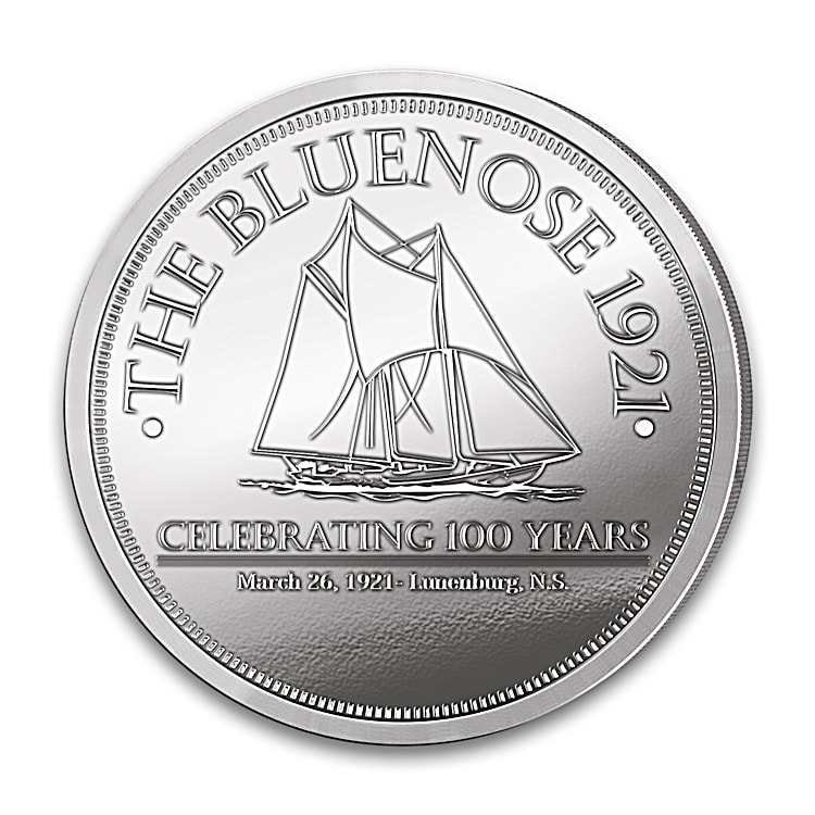 Bluenose Centennial 99.9% Silver-Plated Proof Coin Collection With