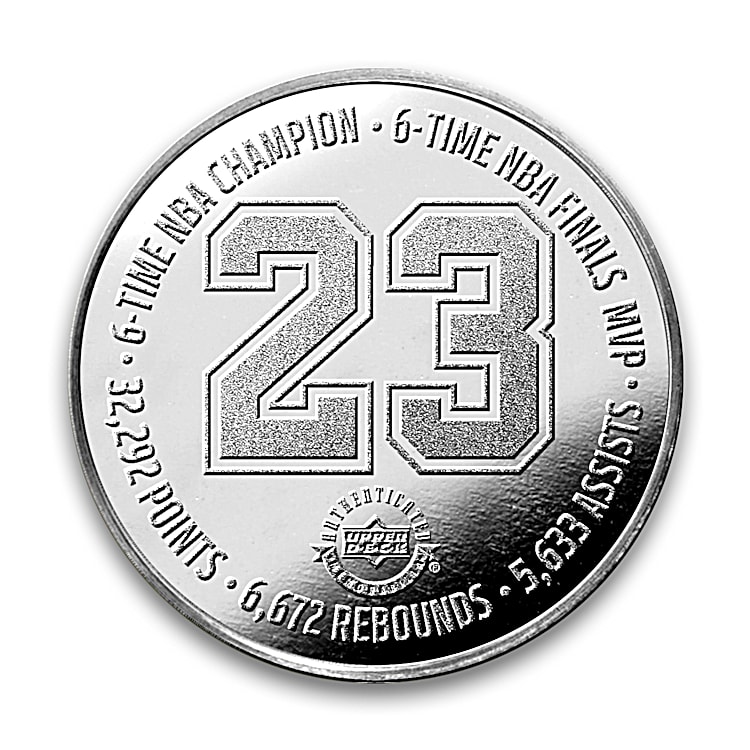 Upper Deck Michael Jordan Coin Collection Featuring Full