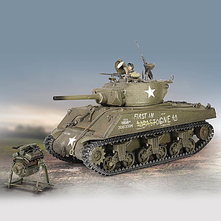 1 32 Scale Diecast Tank Collection Featuring Different Designs Of The U.S. Sherman Tank