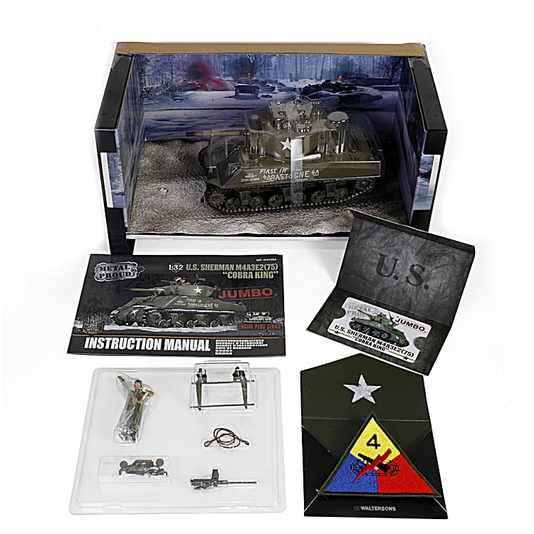 1:32-Scale Diecast Tank Collection Featuring Different Designs Of