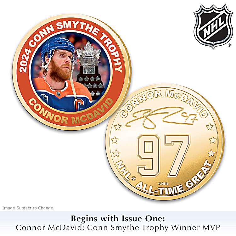 Edmonton Oilers® Connor McDavid NHL® Bronze Bullion Proofs With
