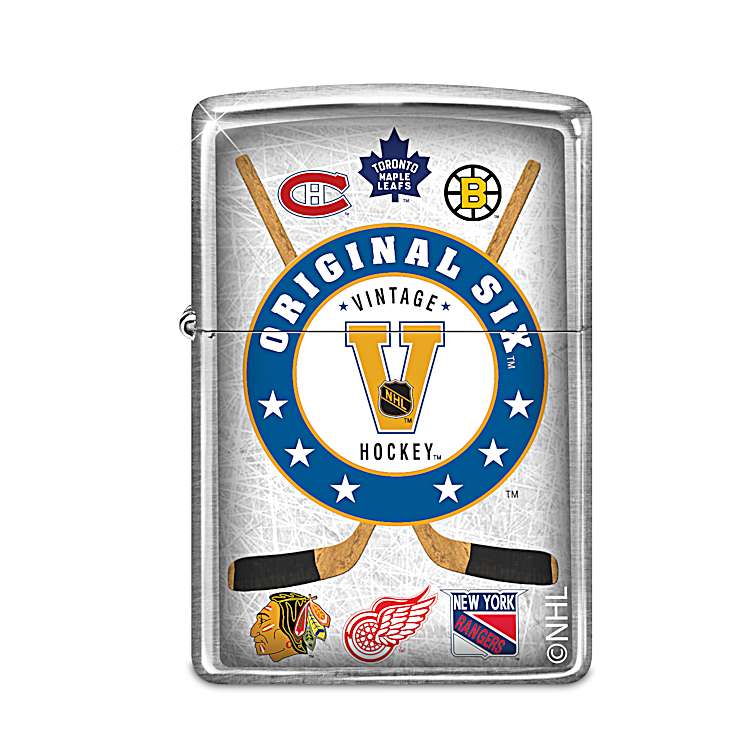 Zippo® Lighters Featuring The NHL® Original Six™ Teams With Bronze