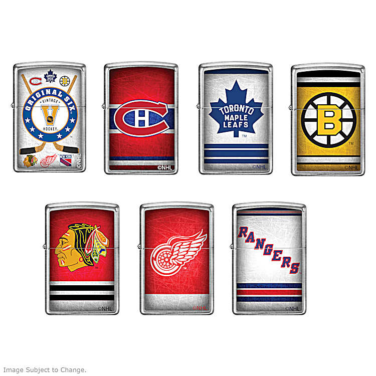 Zippo® Lighters Featuring The NHL® Original Six™ Teams With Bronze