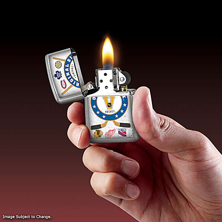 Zippo® Lighters Featuring The NHL® Original Six™ Teams With Bronze