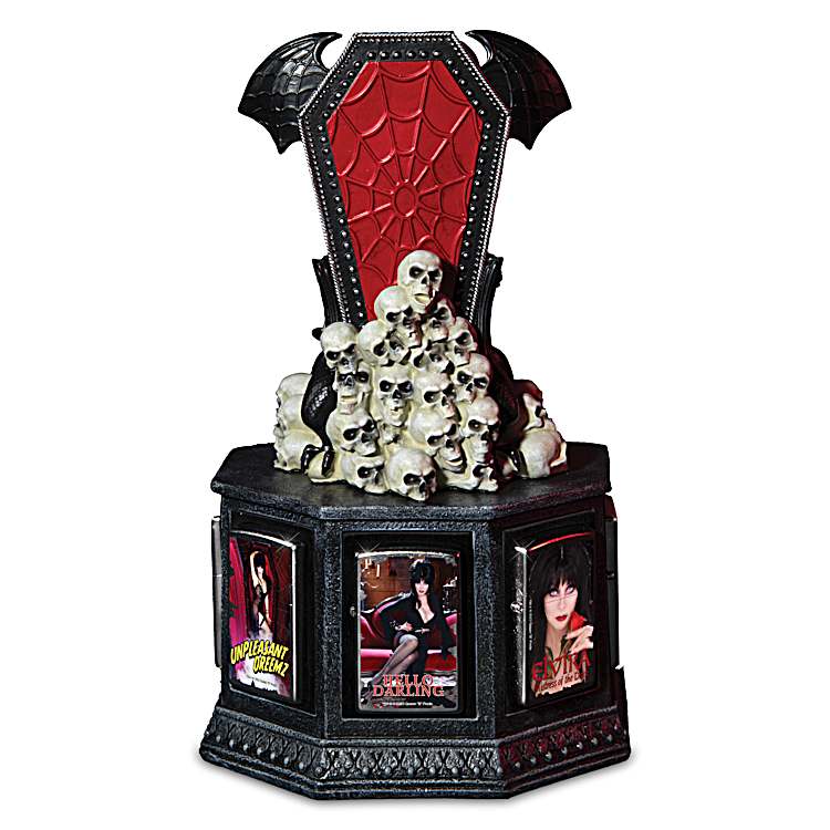 Elvira® Zippo® Lighters With A Hand-Painted Spooky Gothic Throne