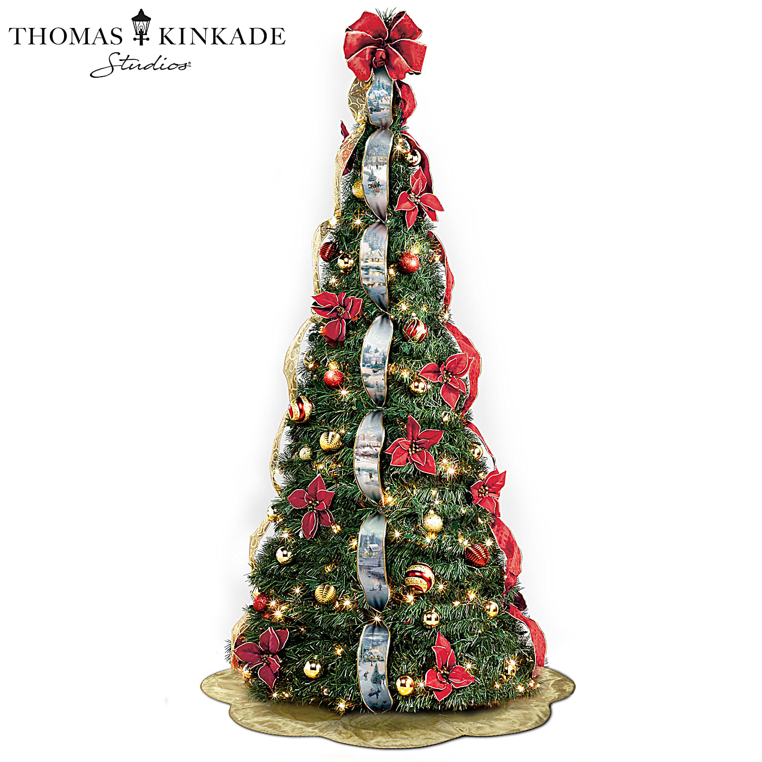 Non pre cheap lit christmas trees