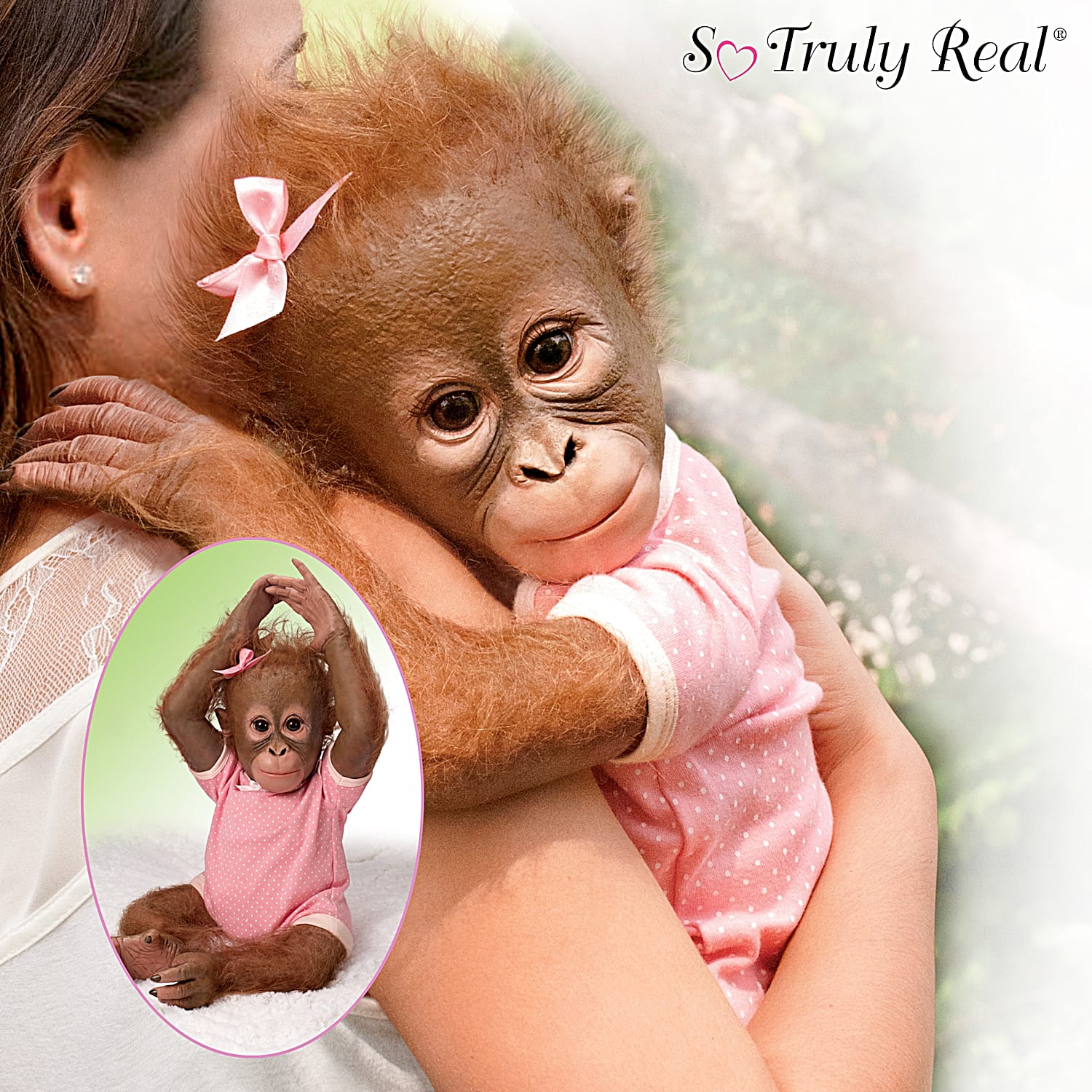 Monkey dolls that look real sale