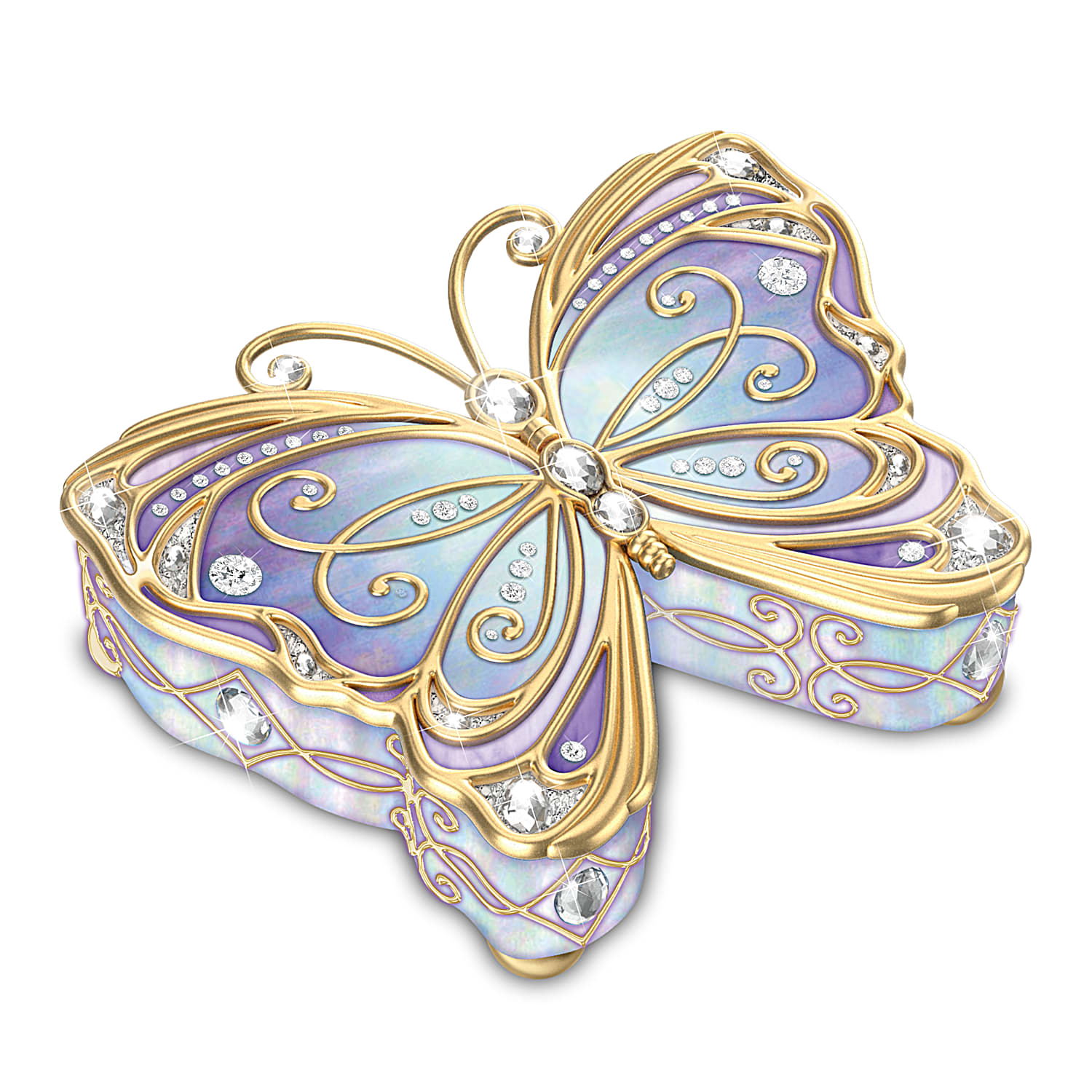 Precious Jewel To Treasure Forever Heirloom Porcelain Butterfly