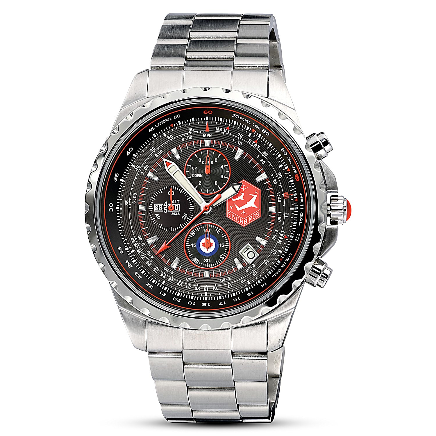 The Snowbirds Mens Chronograph Watch