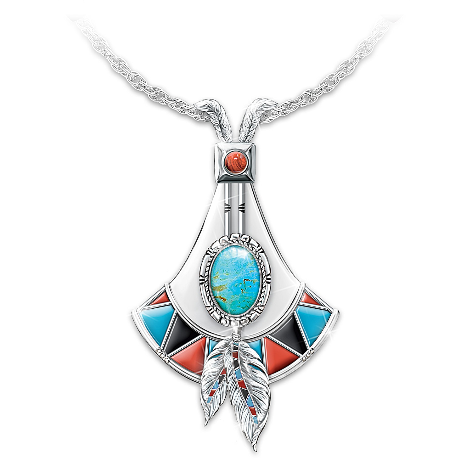 Navajo turquoise hotsell pendant