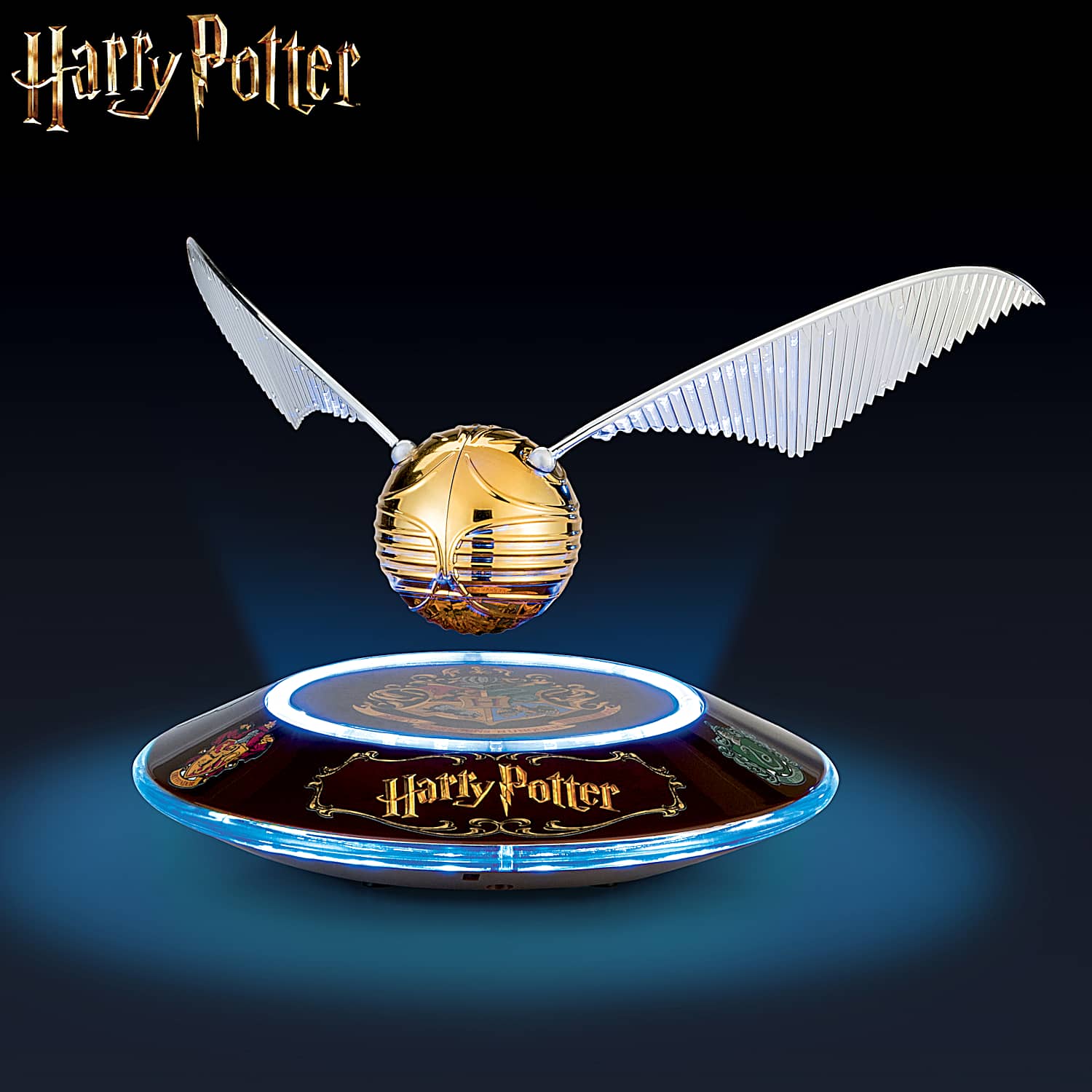 洋書 Harry Potter Levitating Golden Snitch HARRY POTTER Levitating Illuminated GOLDEN SNITCH Sculpture