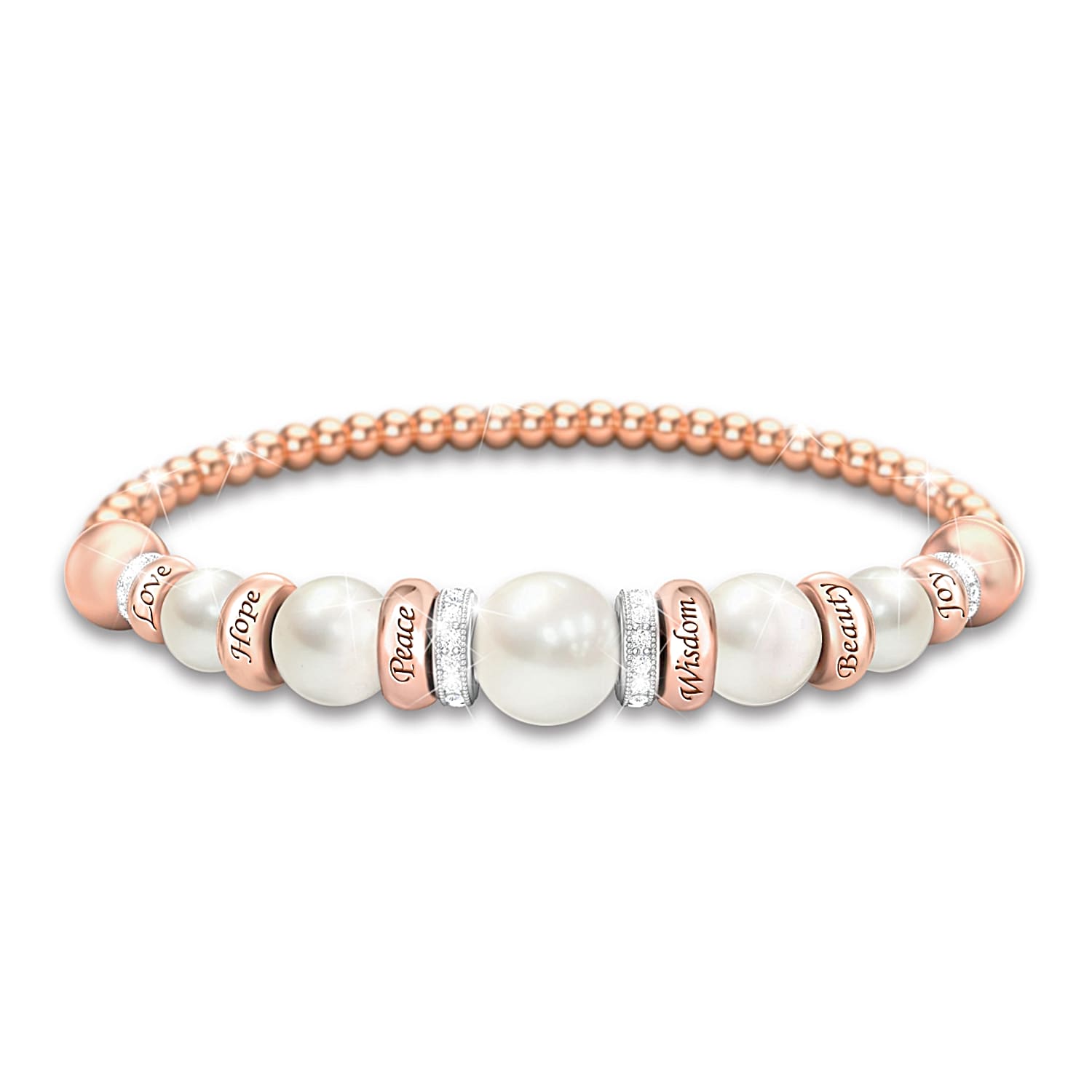 Ladies 2025 pearl bracelet