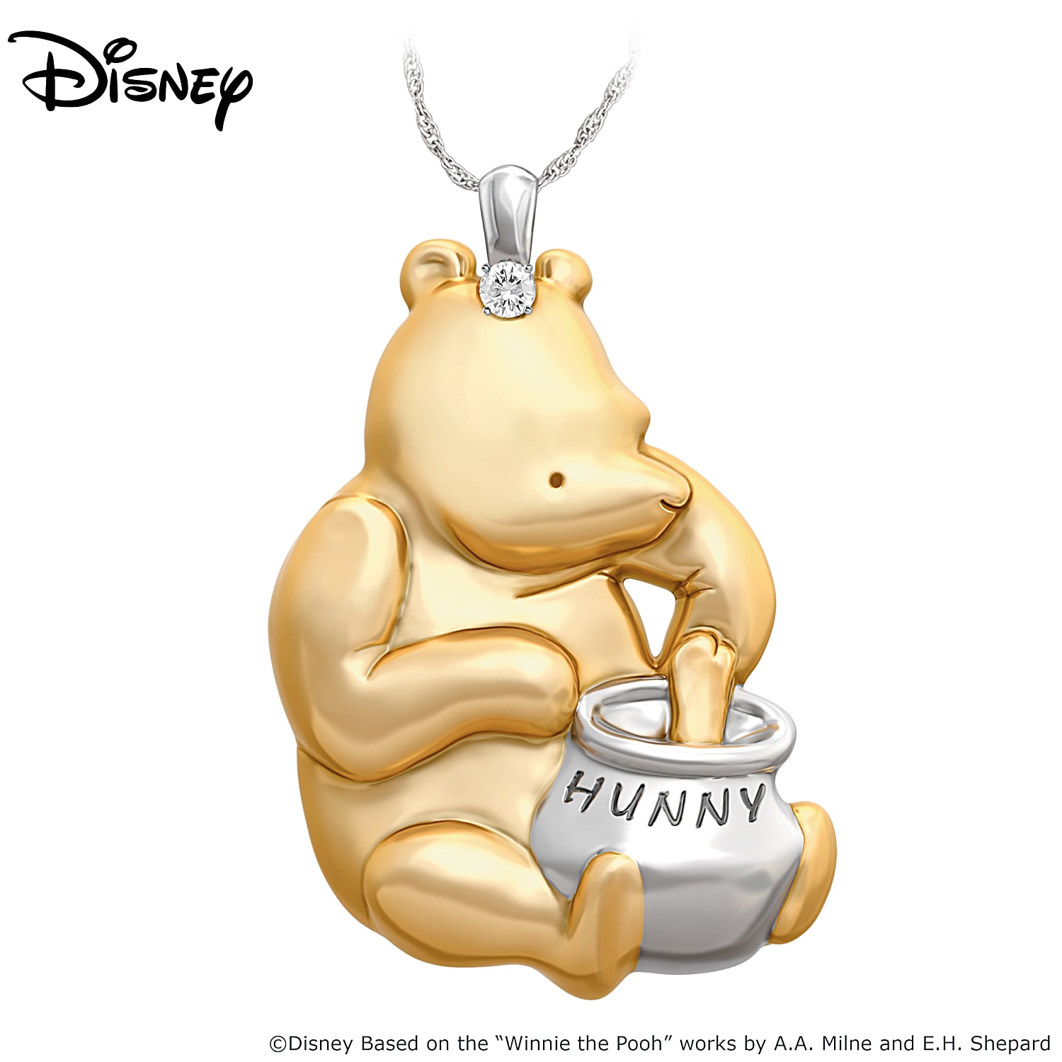 Winnie the pooh 2025 charm necklace