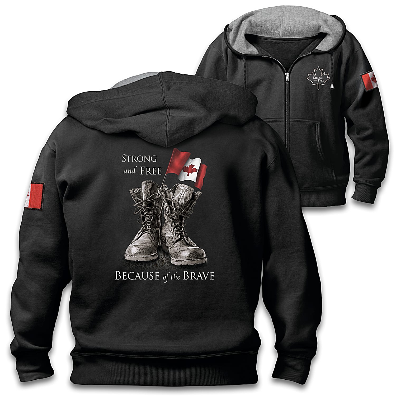 Strong And Free Men s Hoodie