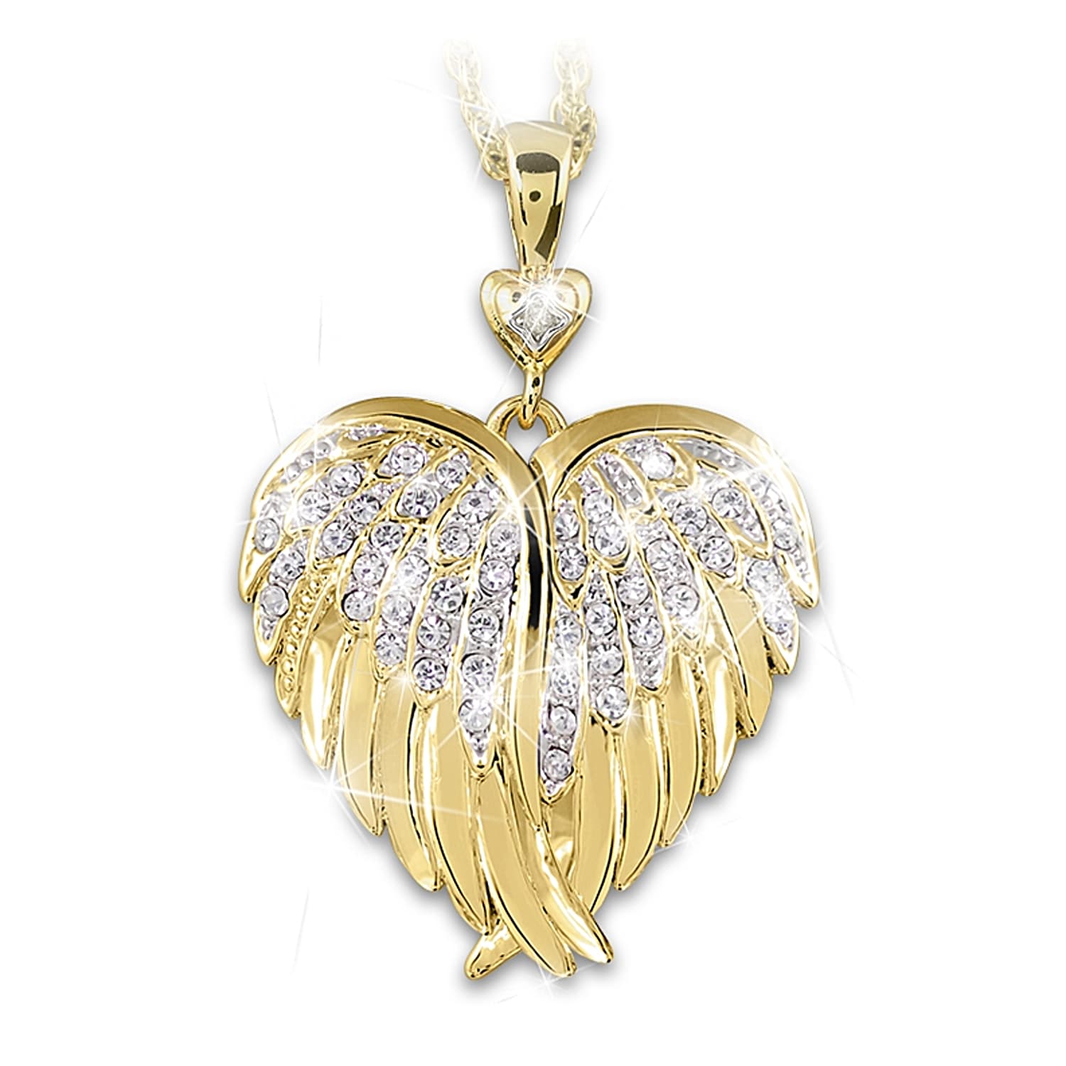 THE GUARDIAN ANGELS- GOLDEN PEARL NECKLACE With Anti-Tarnish Coating